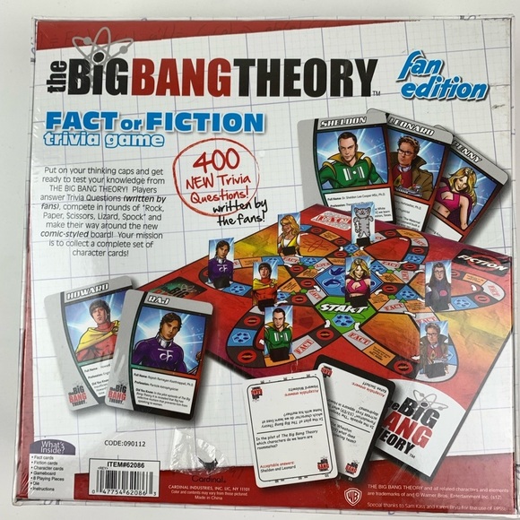 THE Big Bang Theory - Fact or Fiction Trivia Game - Picture 4 of 5